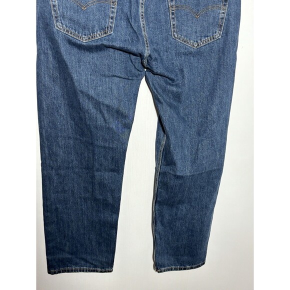 Levi's 505 Jeans Men's 40 30 Blue Classic Regular Fit Straight Leg New - Picture 10 of 14